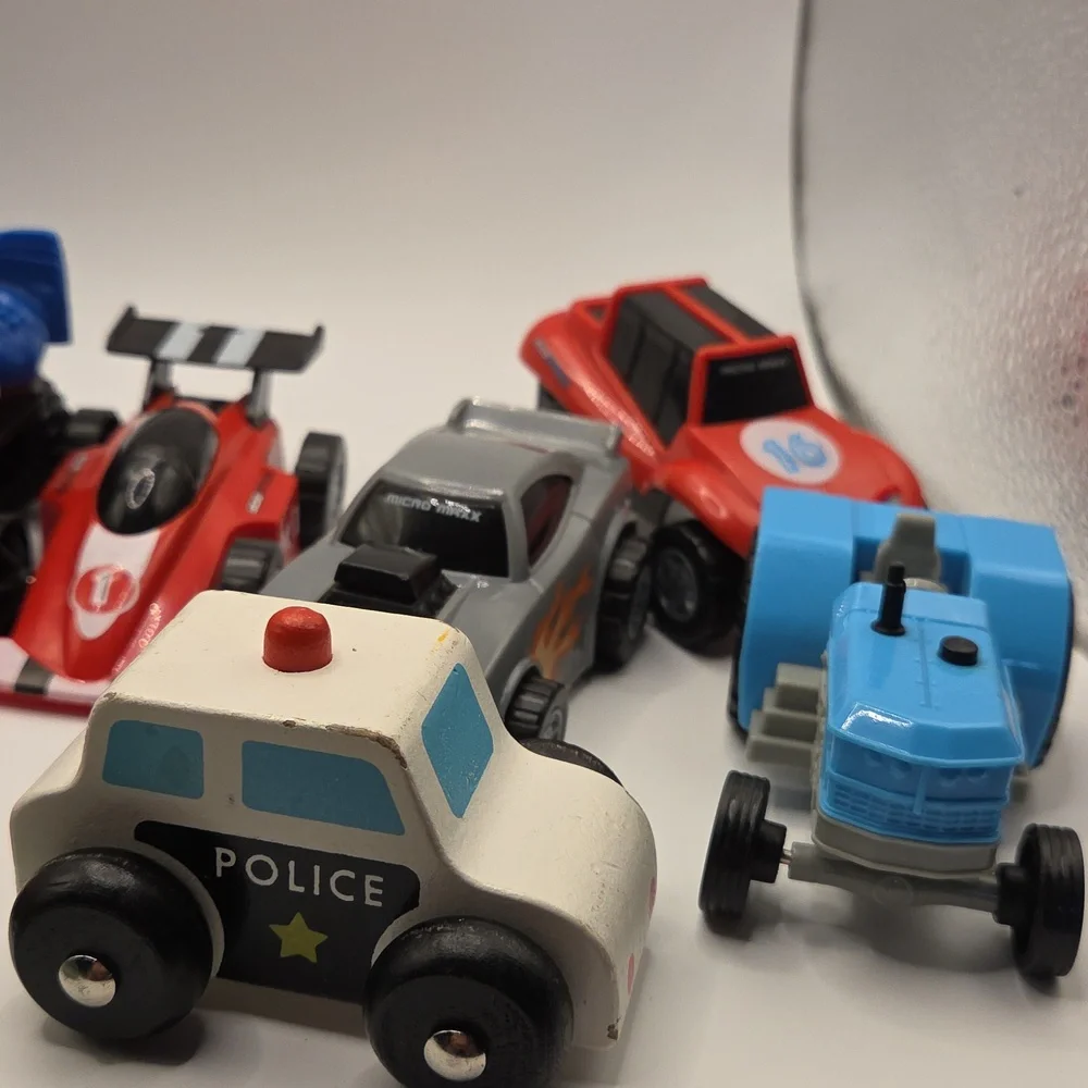 Die Cast. And Plastic Cars And Trucks